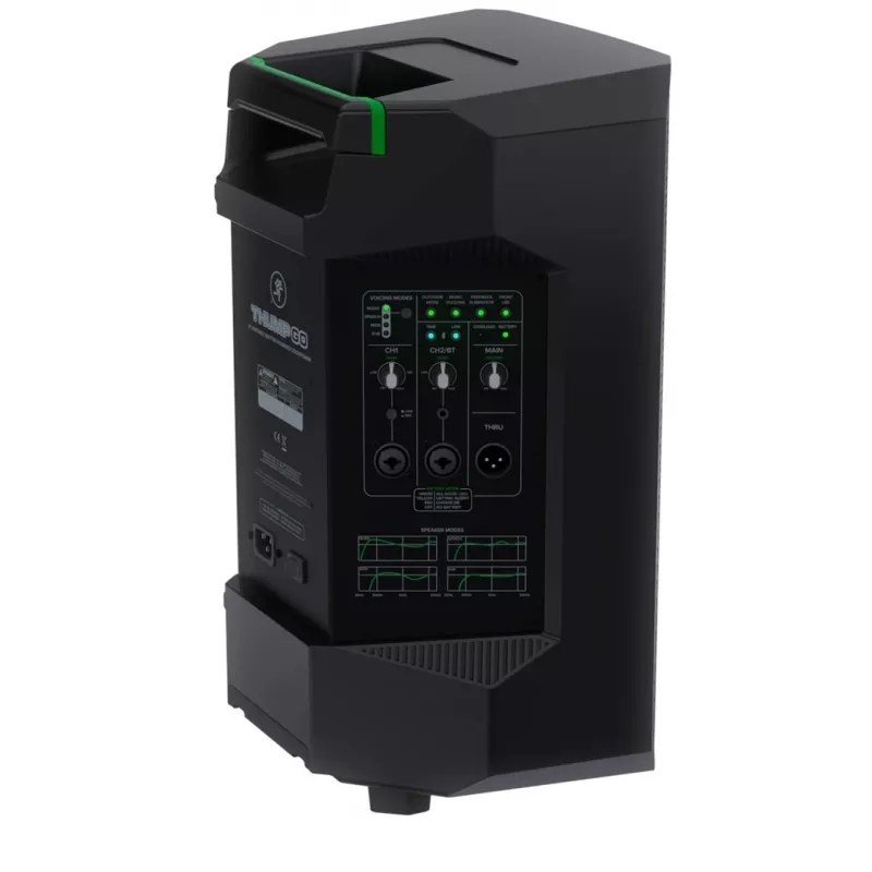 Mackie Thump GO - 8-calowy przenośny głośnik zasilany bateryjnie, 200 W, Bluetooth 5.0, czarny