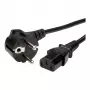Synergy 21 Przewód zasilający 230V CEE 7/7 Schuko do IEC-C13 1m Czarny