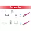 Equip Cat.6 S/FTP Patch Cable RJ-45 (M) do RJ-45 (M) 0,5m Fioletowy LSZH