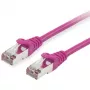 Equip Cat.6 S/FTP Patch Cable RJ-45 (M) do RJ-45 (M) 0,5m Fioletowy LSZH