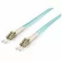 Equip Pro Fiber Optic Patch Cable LC to LC Multimode Duplex OM3 15m LSZH Turquoise