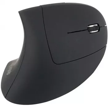 Equip 245110 Pionowa Ergonomiczna Mysz Bezprzewodowa - Praworęczna - 2.4 GHz - Odbiornik USB - Czarny