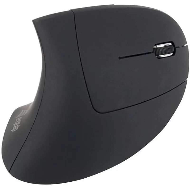 Equip 245110 Pionowa Ergonomiczna Mysz Bezprzewodowa - Praworęczna - 2.4 GHz - Odbiornik USB - Czarny