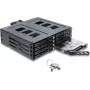Delock 5.25 inch Wechselrahmen dla 8 x 2.5 inch SATA lub SAS HDD / SSD z zamkiem