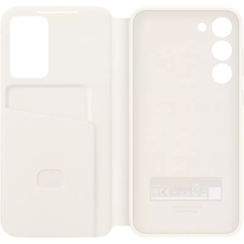 Samsung Smart View Wallet Case do Galaxy S23+, Cream (EF-ZS916CUEGWW)