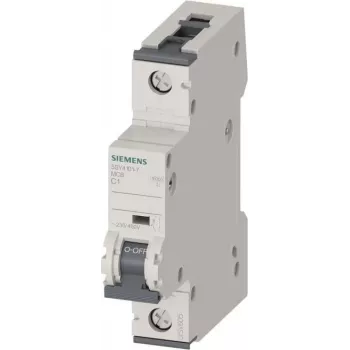 SIEMENS 5SY4101-7 MCB 1A 1-biegunowy C 6kA Wyłącznik nadprądowy