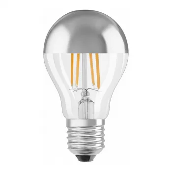 LEDVANCE LED Bulb 6.5W E27 650lm 2700K Warm White Silver Crown 300°