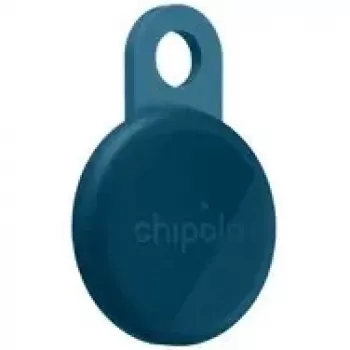 Chipolo LOOP – Rechargeable Bluetooth Tracker with Silicone Loop for iOS & Android, Navy