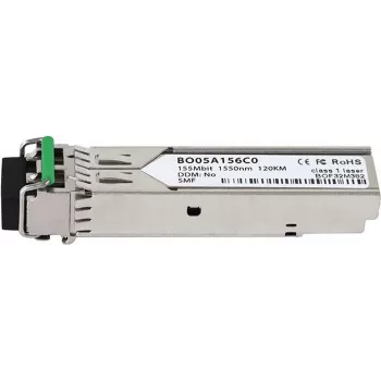 BlueOptics SFP100SM100 Kompatybilny moduł SFP, LC-Duplex, 100BASE-ZX, jednomodowy, 1550nm, 120km, DDM, 0°C/+70°C