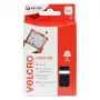 VELCRO Stick On Hook & Loop Squares 25mm x 25mm, Samoprzylepne, Czarny, 24 Zestawy (48 Sztuk)