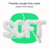 GREEN CELL USB-C do USB-C PowerFlex 100W Kabel Silikonowy 1.2m Czarny