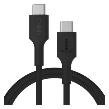 GREEN CELL USB-C do USB-C PowerFlex 100W Kabel Silikonowy 1.2m Czarny
