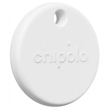 Chipolo POP Universal Finder White - Bluetooth Tracker dla Apple Find My i Android, IP55