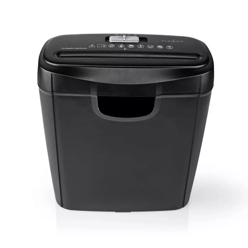 Niszczarka papieru Nedis 10L Cross-Cut P-4 Czarna