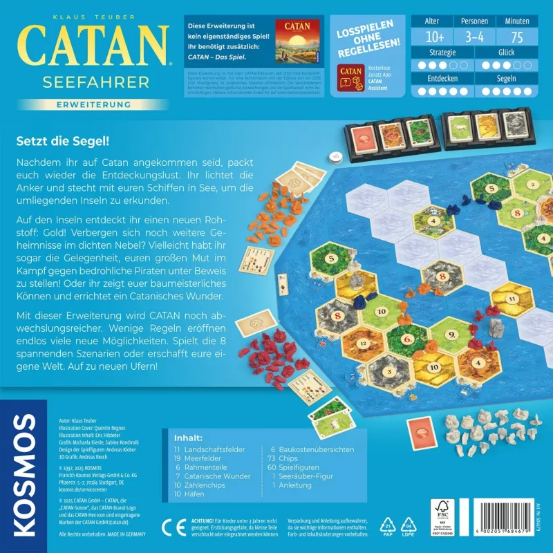 KOSMOS CATAN - Żeglarze Dodatek do Gry Planszowej