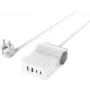 4smarts USB-C/A Power Strip Desk GaN 65W Biały