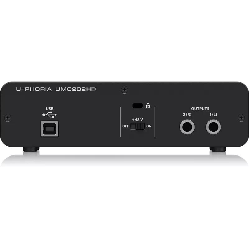 Behringer UMC202HD USB Audio Interface z przedwzmacniaczami MIDAS