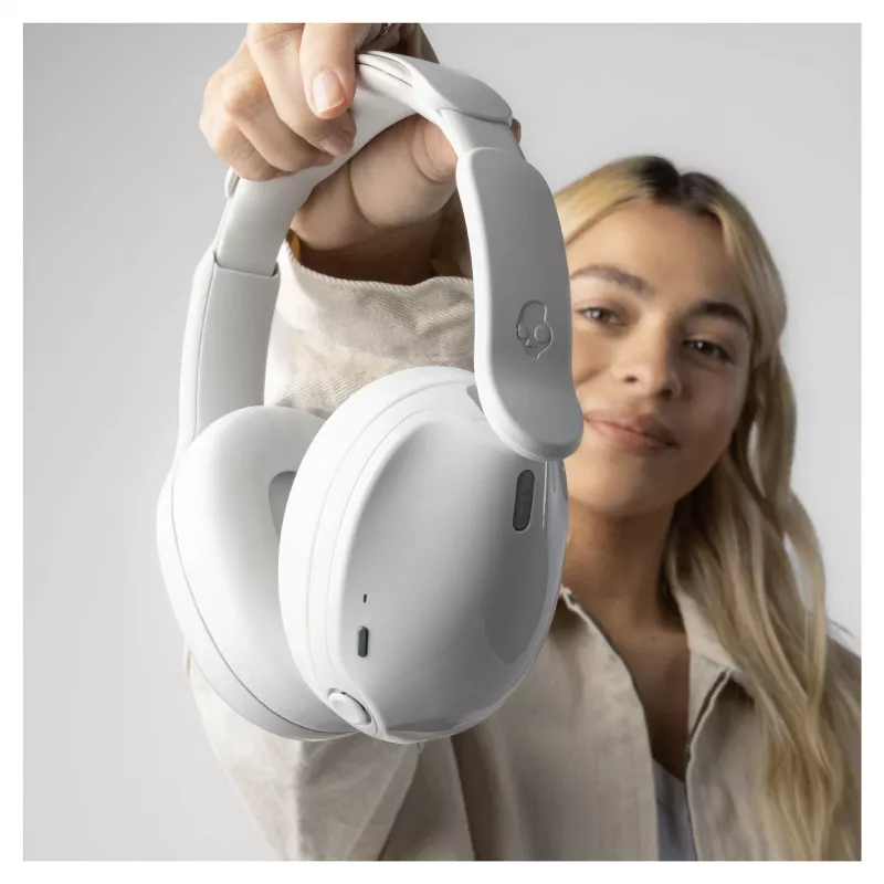 Skullcandy Hesh 540 ANC Bezprzewodowe Słuchawki Nauszne Bluetooth 5.3 Biały ANC 50h