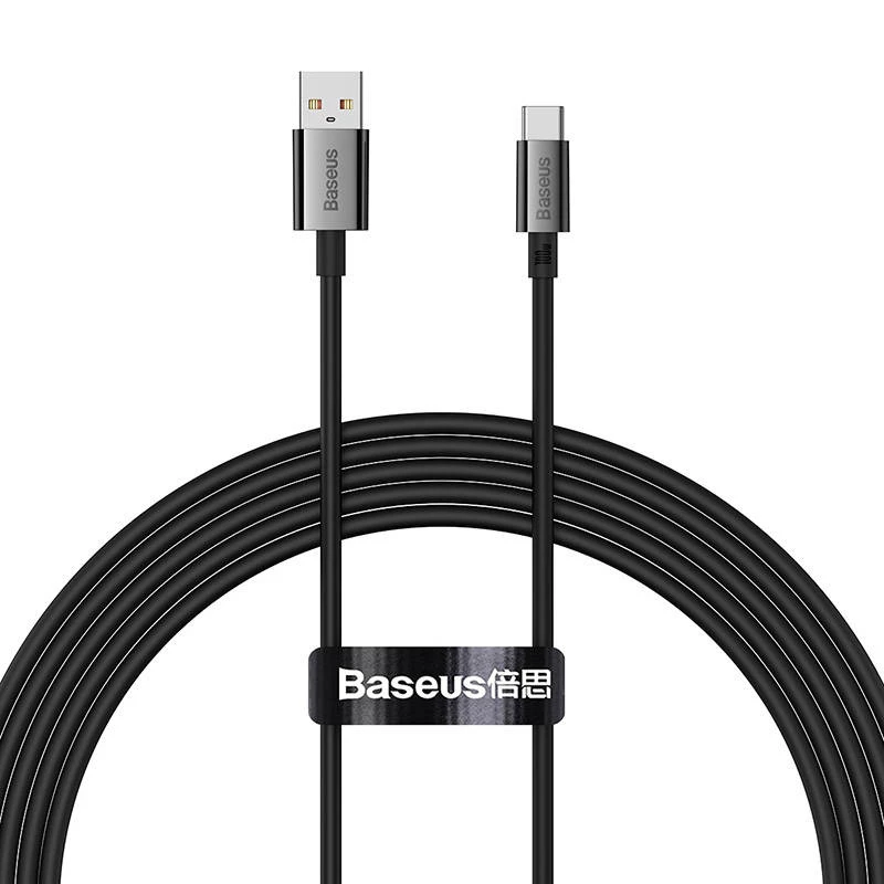 Baseus Superior 100W USB do USB-C Kabel 2m Czarny