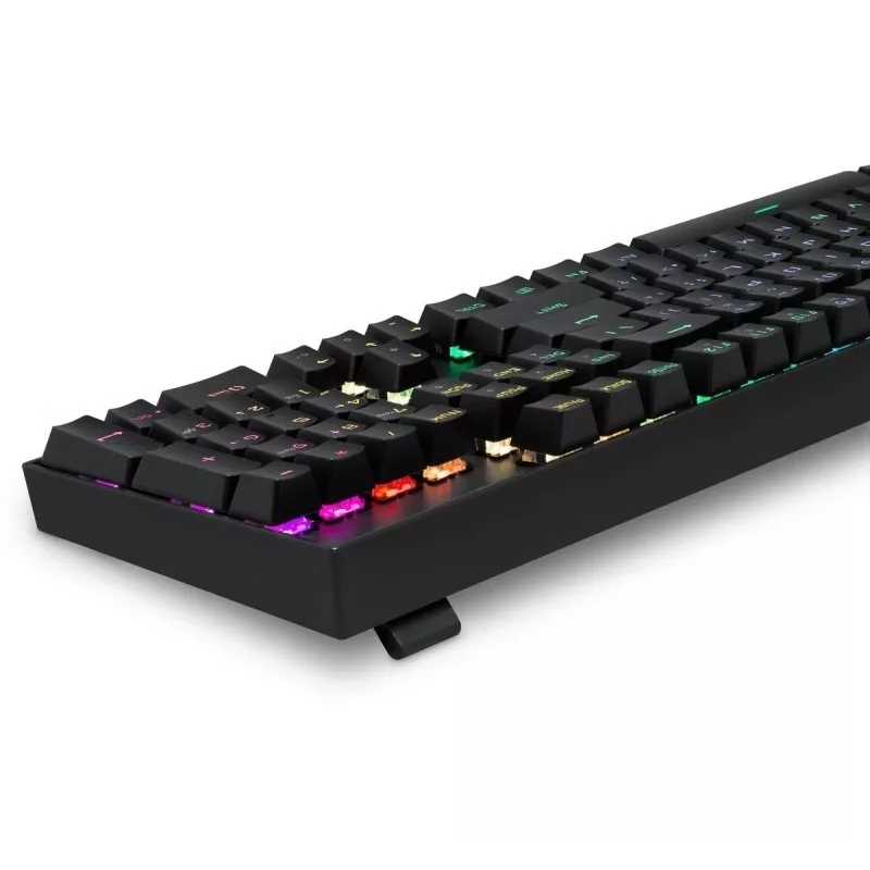 Defender Mirax GK-352 Mechaniczna Klawiatura Gamingowa, Przełączniki Outemu Blue, Podświetlenie RGB, Przewodowa USB, Czarny