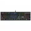 Defender Mirax GK-352 Mechaniczna Klawiatura Gamingowa, Przełączniki Outemu Blue, Podświetlenie RGB, Przewodowa USB, Czarny