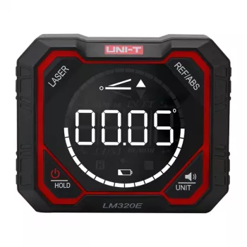 Uni-T LM320E Kątomierz cyfrowy z laserem, zakres 4×90°, dokładność ±0,2°, podstawa magnetyczna, akumulator