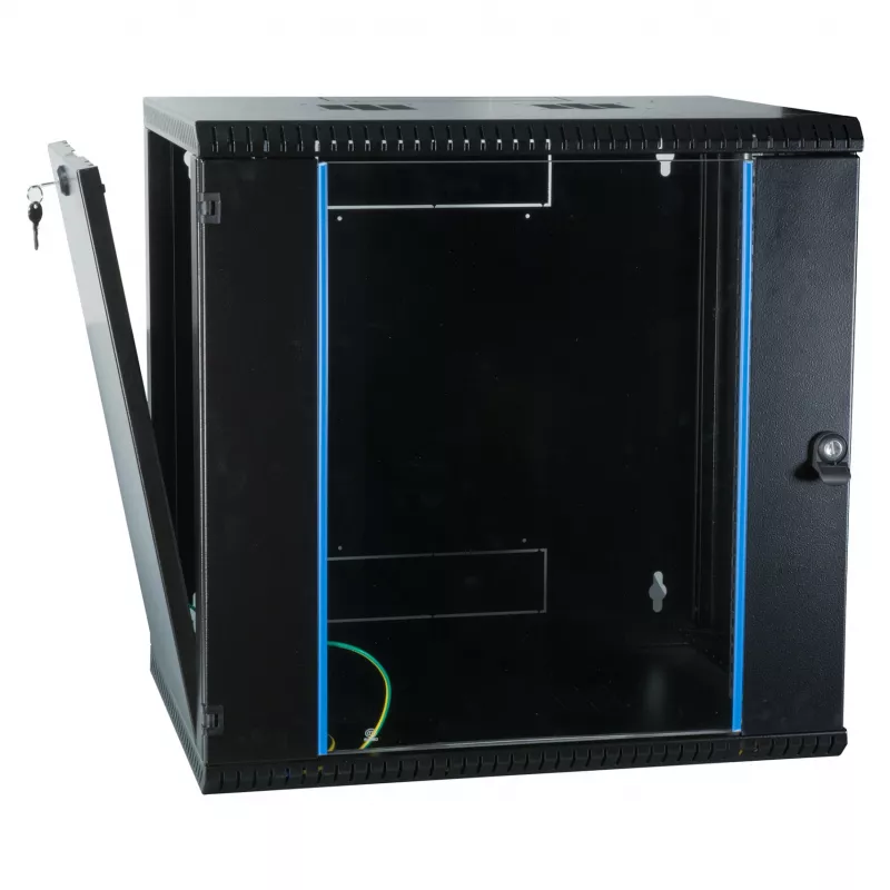 EFB Elektronik EFB szafa ścienna 19 cali 12U, stała, 1-częściowa, RAL 9005, głębokość 450 mm