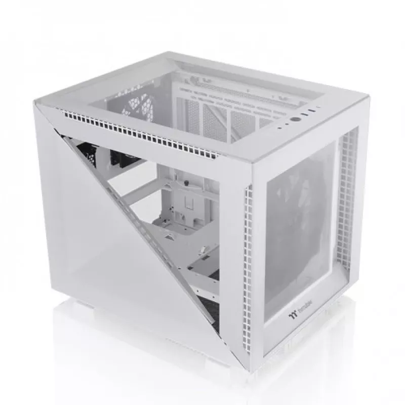 Thermaltake Divider 200 TG Snow Micro Case, Biały, Szkło hartowane