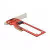 Karta Delock PCI Express x4 do 1 x gniazda EDSFF E1.S - Low Profile