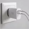 3MK FlowPower 30W USB-A USB-C PD 3.0 QC 4+ Wall Charger White