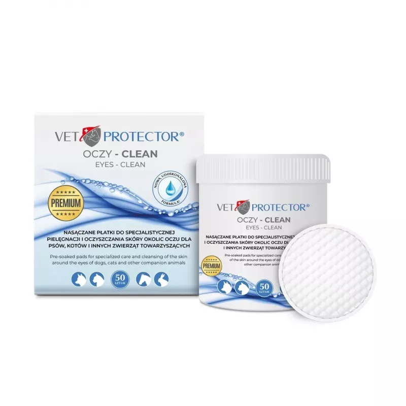 JM SANTE VET PROTECTOR Eye Clean Wipes 50 sztuk