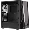Aerocool NightHawk Duo Midi-Tower, Tempered Glass - Czarny