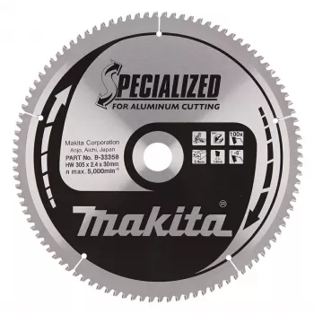 Tarcza do piły tarczowej Makita 305x30x100T Specialized Aluminium