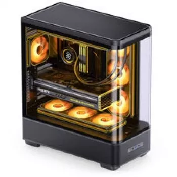 Jonsbo TK-5 Midi-Tower, ATX, Tempered Glass - Czarny