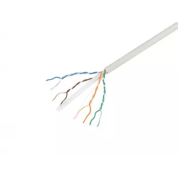 LANBERG Cat.6 UTP LSZH Przewód sieciowy 305m Szary CU Solid 23AWG Fluke Passed CPR