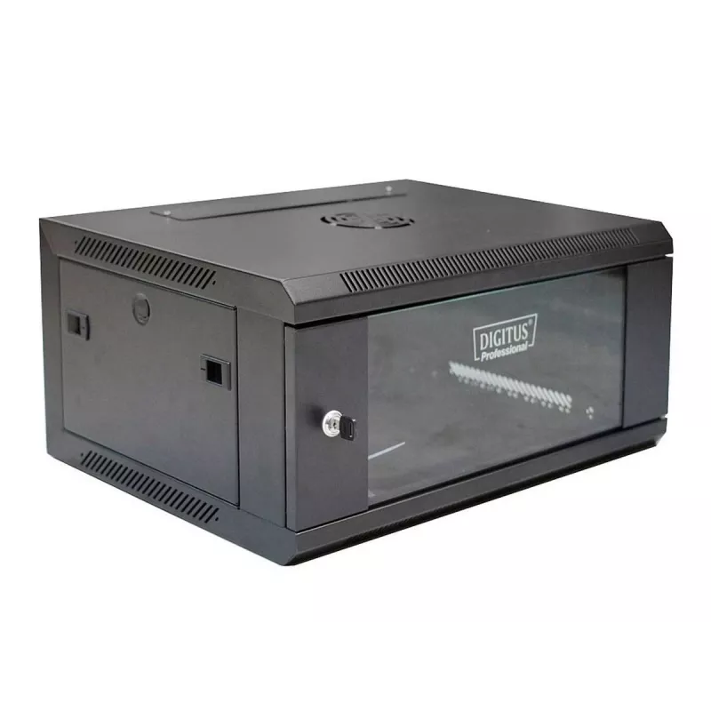Digitus DN-W19 04U/450/B Rack Cabinet 4U Wall Mounted Rack Black