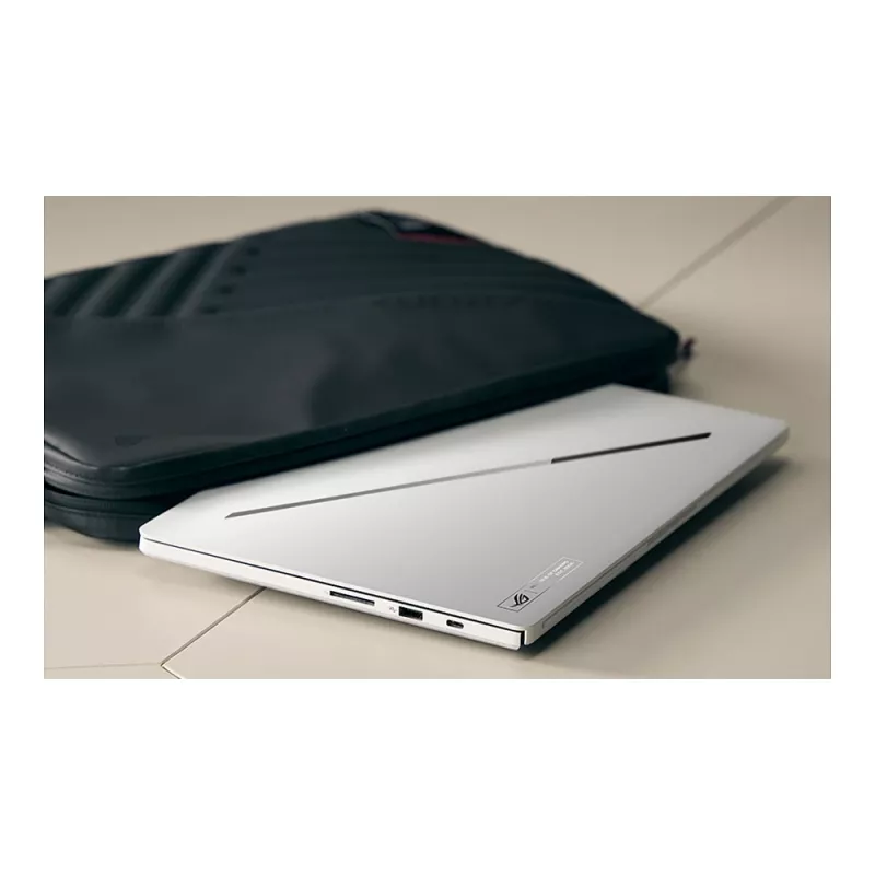 ASUS ROG Zephyrus G14 GU405AW-SY033W Gaming Laptop, Intel Core Ultra 9 185H, 64GB RAM, 2TB SSD, NVIDIA GeForce RTX 5080, 14 cali 2.8K OLED, Windows 11 Home, Platinum White