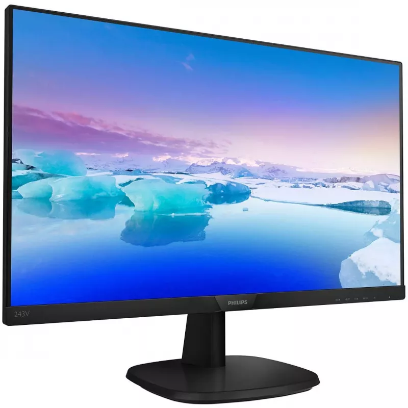 Philips V-Line 243V7QDSB 23.8 cala Full HD IPS LED Monitor - FlickerFree, LowBlue Mode, 75Hz, VGA/DVI/HDMI