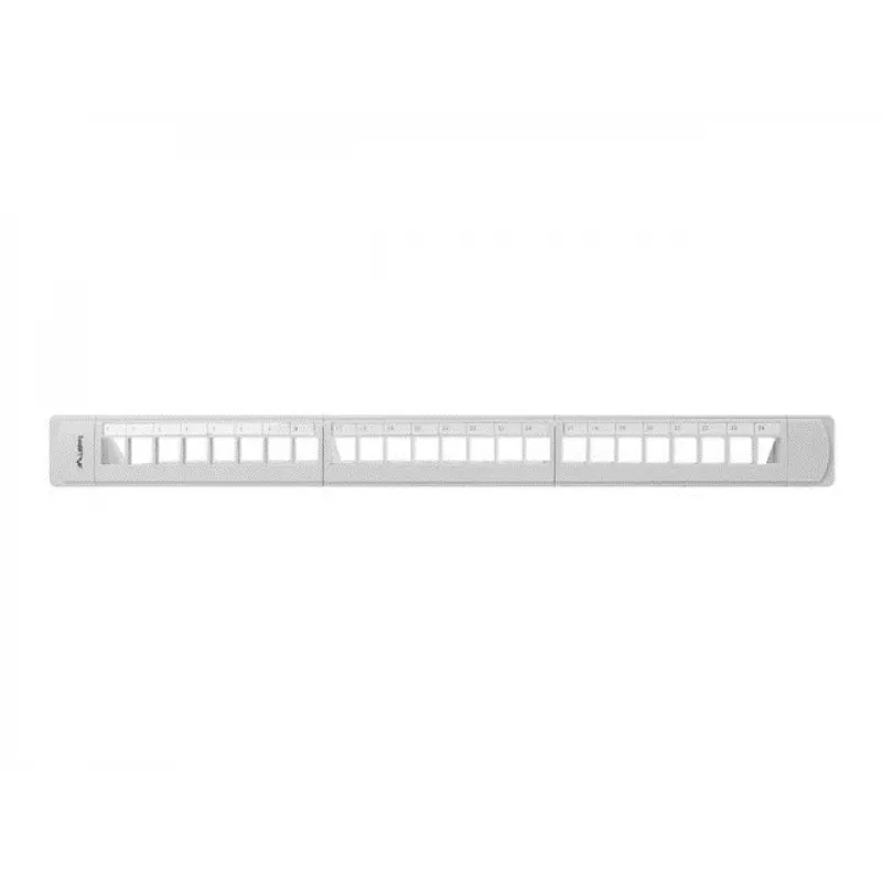 LANBERG PPKS-1124-S Keystone Patch Panel 19 inch 24 Port 1U UTP Cat.5e Szary