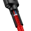 Baseus Cafule USB-C na USB-C Kabel 60W 1m Czerwony
