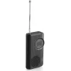 JVC RA-E311B Przenośne Radio AM/FM z Anteną Teleskopową i Uchwytem, Czarny