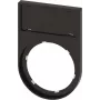 Siemens SIRIUS ACT 3SU1900-0AR10-0AA0 Uchwyt na tabliczkę znamionową płaski zaokrąglony czarny 12,5x27 mm