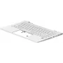 HP M23770-B31 Klawiatura zastępcza do laptopa - układ niemiecki QWERTZ - podświetlana - czarna - kompatybilna z seriami HP ProBook 450/455/470 G8/G9/G10