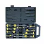 Zestaw wkrętaków STANLEY Cushion Grip 10 sztuk (płaskie + Phillips + Pozi + krótki)