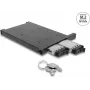 Ramka adaptera Delock na 2 x M.2 NVMe SSD ze złączem SFF-8654 do wnęki slim ODD 12,7 mm (47138)