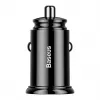 Ładowarka samochodowa Baseus Circular 2xUSB QC3.0 5A 30W (czarna)