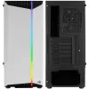Aerocool Bionic V1 Midi-Tower, RGB, Tempered Glass - Black/White