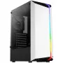 Aerocool Bionic V1 Midi-Tower, RGB, Tempered Glass - Black/White
