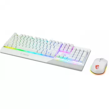 MSI Vigor GK30 Combo White Gaming Keyboard and Mouse Set (DE Layout)