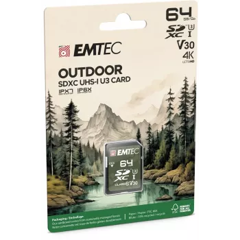 Karta pamięci EMTEC SDXC 64GB UHS-I U3 V30 Outdoor